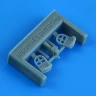 Quickboost 49163 Westland Lysander Mk.I/III pedals (AIRF) 1/48