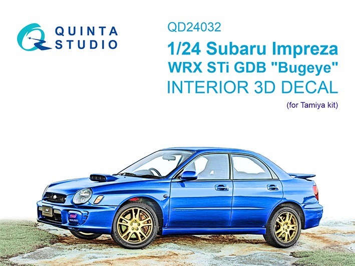 Quinta studio QD24032 Subaru Impreza WRX STi GDB Bugeye (Tamiya) 1/24