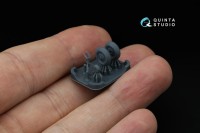 Quinta Studio QT72012 Колеса шасси под нагрузкой Як-1/Як-3 1/72