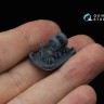 Quinta Studio QT72012 Колеса шасси под нагрузкой Як-1/Як-3 1/72