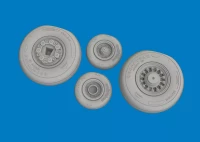 Eduard 672449 BRASSIN F-14D wheels (TAM) 1/72