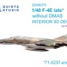 Quinta studio QD48370 F-4E late без DMAS (Meng) 3D Декаль интерьера кабины 1/48