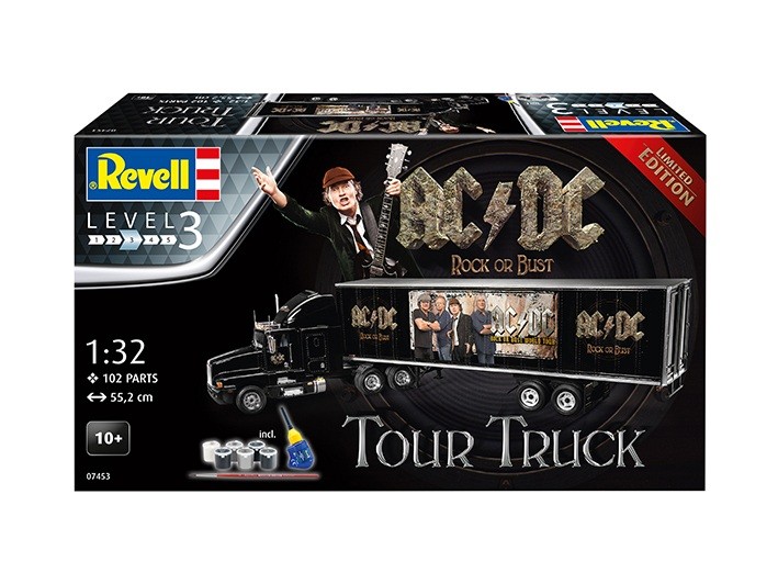 Revell 07453 AC/DC Tour Truck LIMITED EDITION 1/32