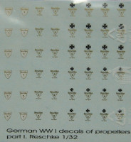 LF Model C3201 Decals German WWI propeller labels - Part 1 1/32