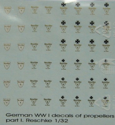 LF Model C3201 Decals German WWI propeller labels - Part 1 1/32