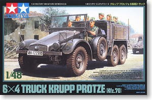 Tamiya 32534 6x4 Truck Krupp Protze 1/48
