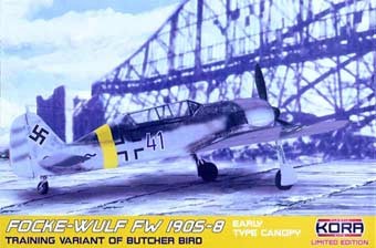 Kora Model KPK72058 Fw 190S-8 Early type canopy (5x camo, ex-EDU) 1/72