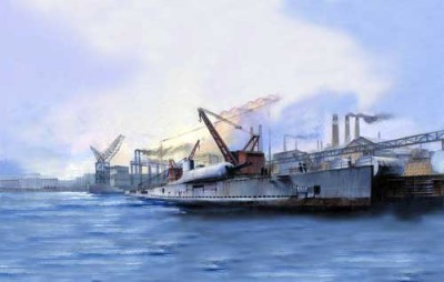Hobby Boss 83522 French Surcouf Submarine Cruiser 1/350