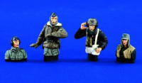 Condor F-350269 Танкисты вермахта в зимней форме, 4 бюста 1:35