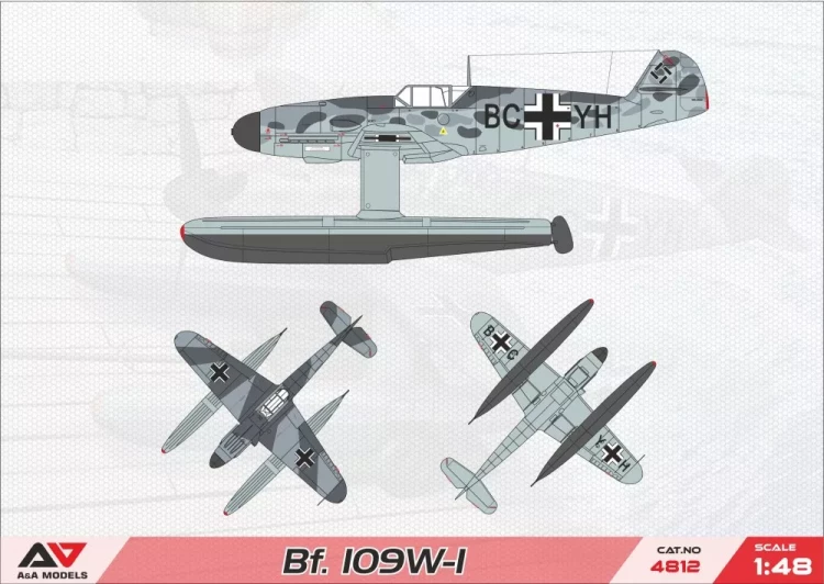 A&A Models 48012 Bf 109 W-1 experimental floatplane 1/48