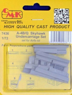 CMK 7436 A-4B/Q Skyhawk Undercarriage set (AIRFIX) 1/72