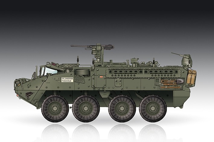 Trumpeter 07423 Американский бронетранспортер M1130 «Stryker» 1/72
