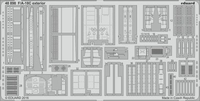 Eduard 48898 SET F/A-18C exterior (KIN) 1/48