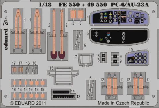 Eduard FE550 PC-6/AU-23A S.A