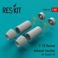 Reskit RSU48-0028 F-18 Hornet exhaust nozzles (KINETIC) 1/48