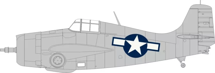 Eduard EX1031 Mask FM-1 US national insignia (TAM) 1/48
