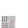 Star Decals 35-C1070 Generic turret numbers and insignias etc for 1943-44 (incl. Kursk). Pz.Kpfw.VI Tigers of LSSAH. 13./SS-Pz-Regiment LSSAH 1/35