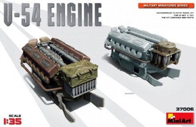 MiniArt 37006 Двигатель В-54 1/35