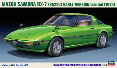 Hasegawa 21143 Hc43 Mazda Savanna Rx-7(Sa22C) 1/24