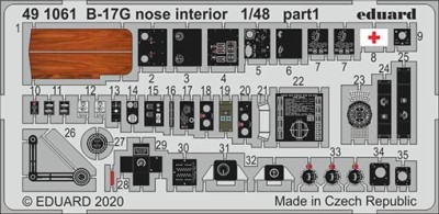 Eduard 491061 SET B-17G nose interior (HKM)