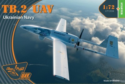 Clear Prop CP72034 TB.2 UAV Ukrainian Navy (1x camo, 2022) 1/72
