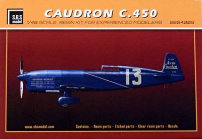 Sbs Model M4005 Caudron C.450 1934-1935 (2x camo, resin kit) 1/48