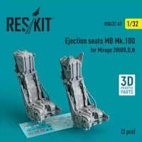 Reskit RSU32067 Eject.seats MB Mk.10Q Mirage 2000B/D/N (2x) 1/32