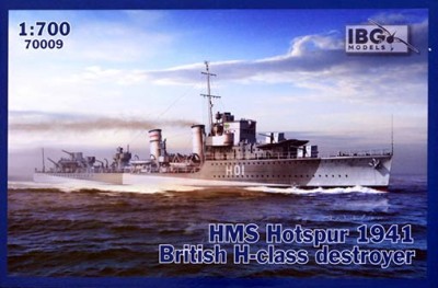 IBG Models 70009 1/700 HMS Hotspur 1941 British H-class detroyer
