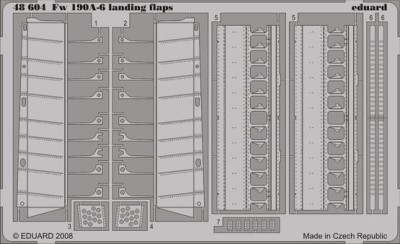 Eduard 48604 Fw 190A-6 landing flaps HAS