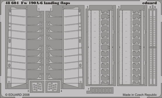 Eduard 48604 Fw 190A-6 landing flaps HAS