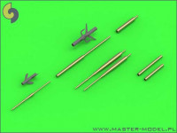 Master AM-72-106 Su-17, Su-20, Su-22 (Fitter) - Pitot Tubes (optional parts for all versions) and 30mm gun barrels