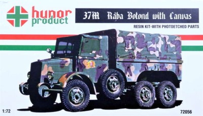 Hunor Product 72056 37M Raba Botond Truck w/ canvas (incl.PE set) 1/72