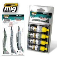 Ammo Mig 7204 Набор красок Серые цвета самолётов типа МиГ и Су