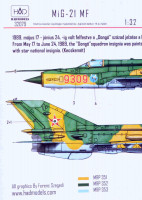HAD 32079 Decal MiG-21 MF 9309 Dong? (1989) 1/32