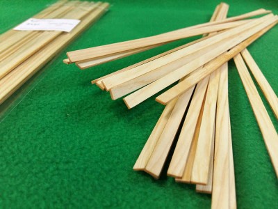 СВ Модель 5137 рейки 1,5х6 мм - длина 300 мм - сосна - 20 шт