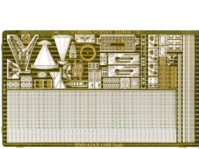White Ensign Models PE 617 HMS AJAX for the Airfix kit 1/600