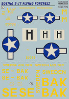 Print Scale 72-339 Boeing B-17 Flying Fortress (wet decals) 1/72