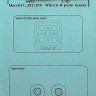 Aires 4493 Macchi MC 202/205 wheel & paint masks 1/48