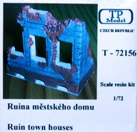 TP Model T-72156 Ruin town houses 1/72