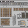 Eduard 32755 1/32 Фототравление привязные ремни He 219 seatbelts