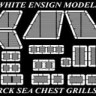 White Ensign Models PE 2017 BISMARCK SEA CHEST INTAKE GRILLES 1/200