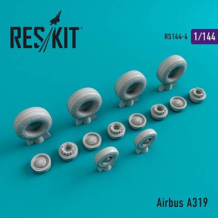 Reskit RS144-0004 Airbus A319 wheels (REV) 1/144