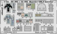 Eduard SS495 Harrier GR.3 interior S.A.