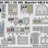 Eduard SS495 Harrier GR.3 interior S.A.