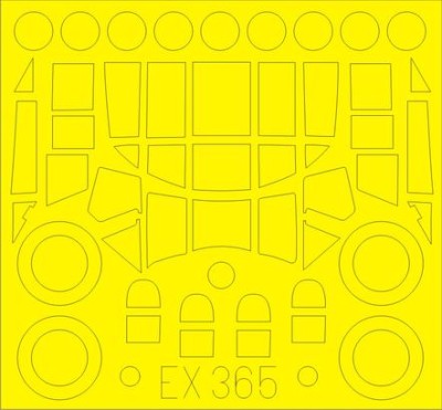 Eduard EX365 1/48 Маска для An-2