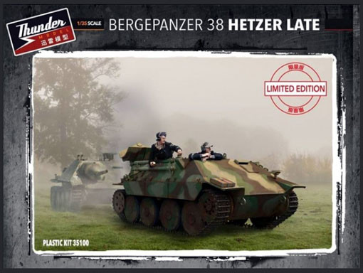 Thunder model TM35100 Bergepanzer 38 Hetzer Late 1/35