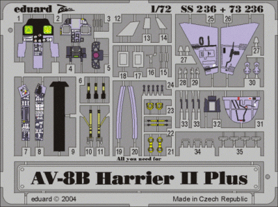 Eduard 73236 AV-8B Plus HAS