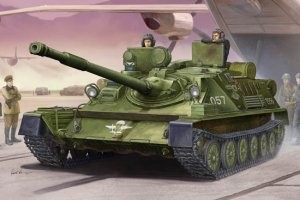 Trumpeter 01588 Cоветская авиадесантная САУ АСУ-85 мод.1956