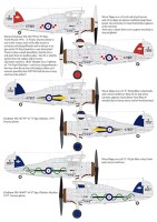 Aims AIMS32D022 Gloster Gladiator Mk.I K7989 of 56 Sqn, North Weald 1938 Gladiator Mk.I K7957 of 73 Sqn, Debden, 1937 Gladiator Mk.I K8027 of 87 Sqn, Debden, October 1937 1/32