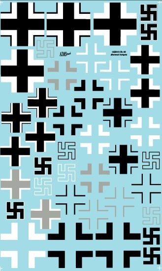 Aims AIMS48D003 Junkers Ju-88C-6 National insignia 1/48